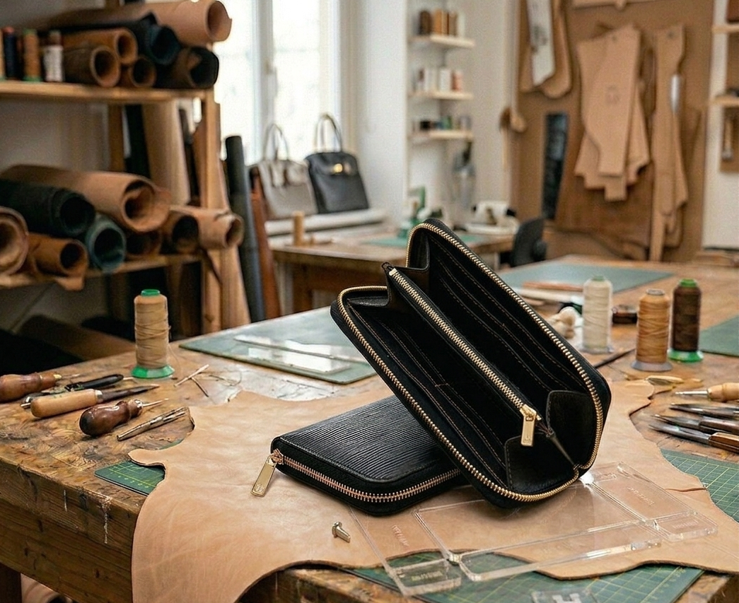 Acryl-Schablone Longwallet