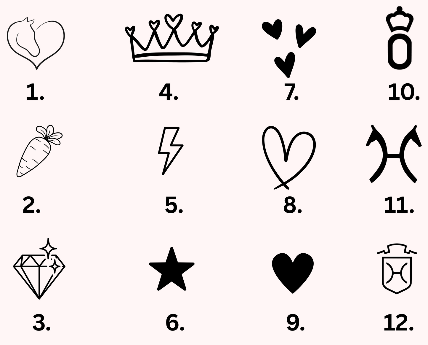 Herzmarke fürs Pferd